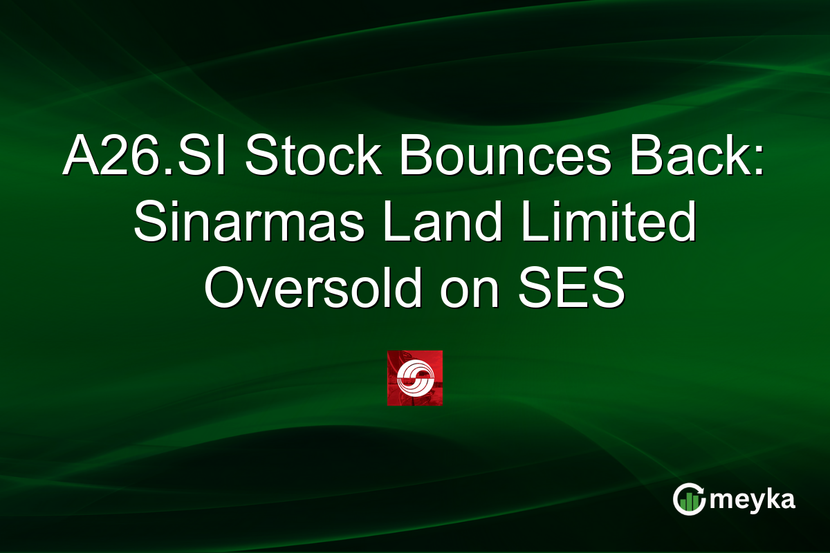 A26.SI Stock Bounces Back: Sinarmas Land Limited Oversold on SES