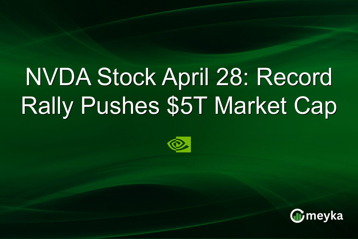 NVDA Stock April 28: Record Rally Pushes $5T Market Cap