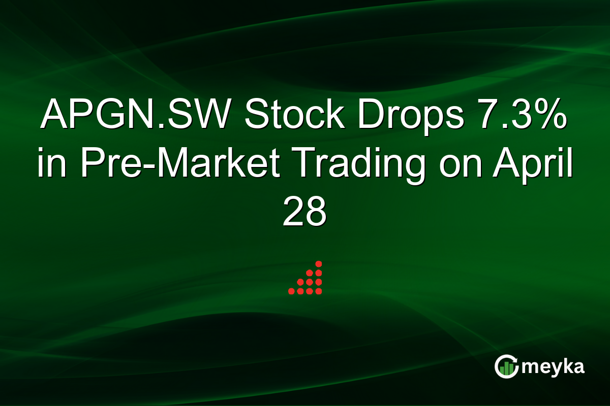 APGN.SW Stock Drops 7.3% in Pre-Market Trading on April 28