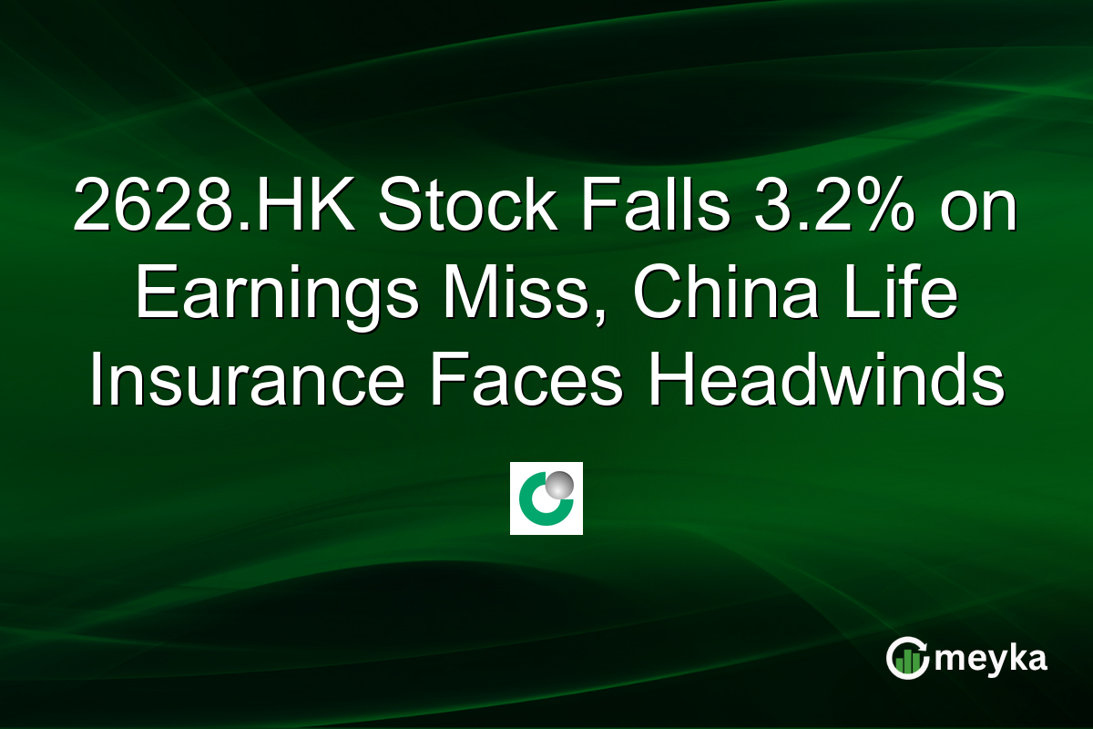 2628.HK Stock Falls 3.2% on Earnings Miss, China Life Insurance Faces Headwinds