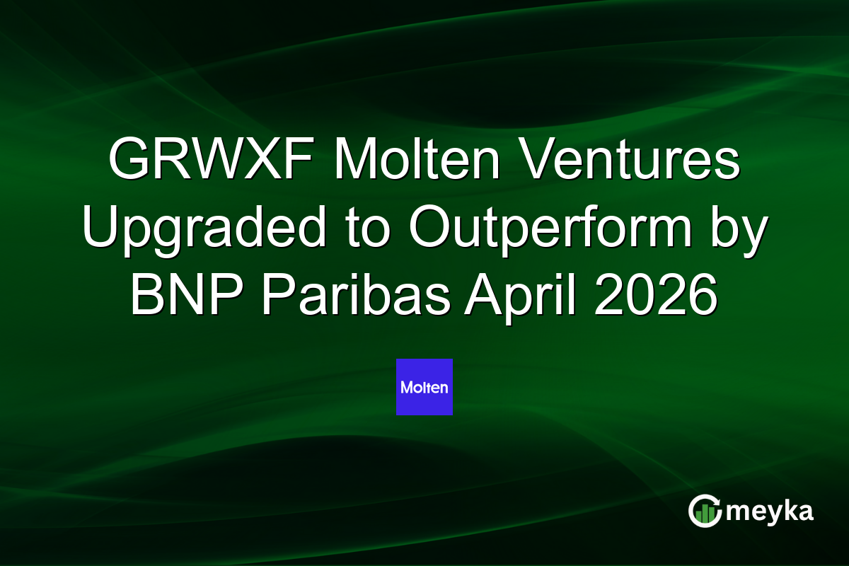 GRWXF Molten Ventures Upgraded to Outperform by BNP Paribas April 2026