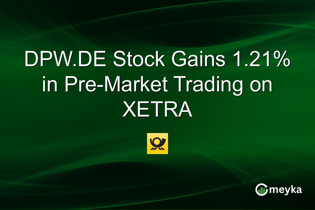 DPW.DE Stock Gains 1.21% in Pre-Market Trading on XETRA
