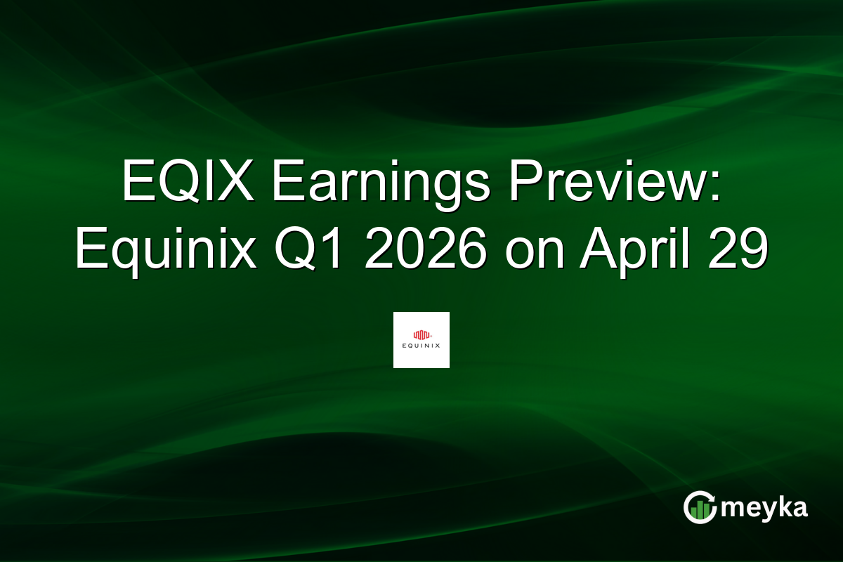 EQIX Earnings Preview: Equinix Q1 2026 on April 29