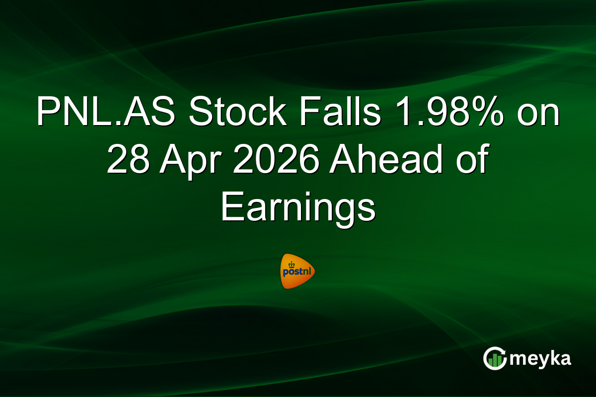 PNL.AS Stock Falls 1.98% on 28 Apr 2026 Ahead of Earnings
