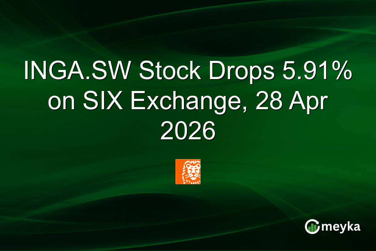 INGA.SW Stock Drops 5.91% on SIX Exchange, 28 Apr 2026