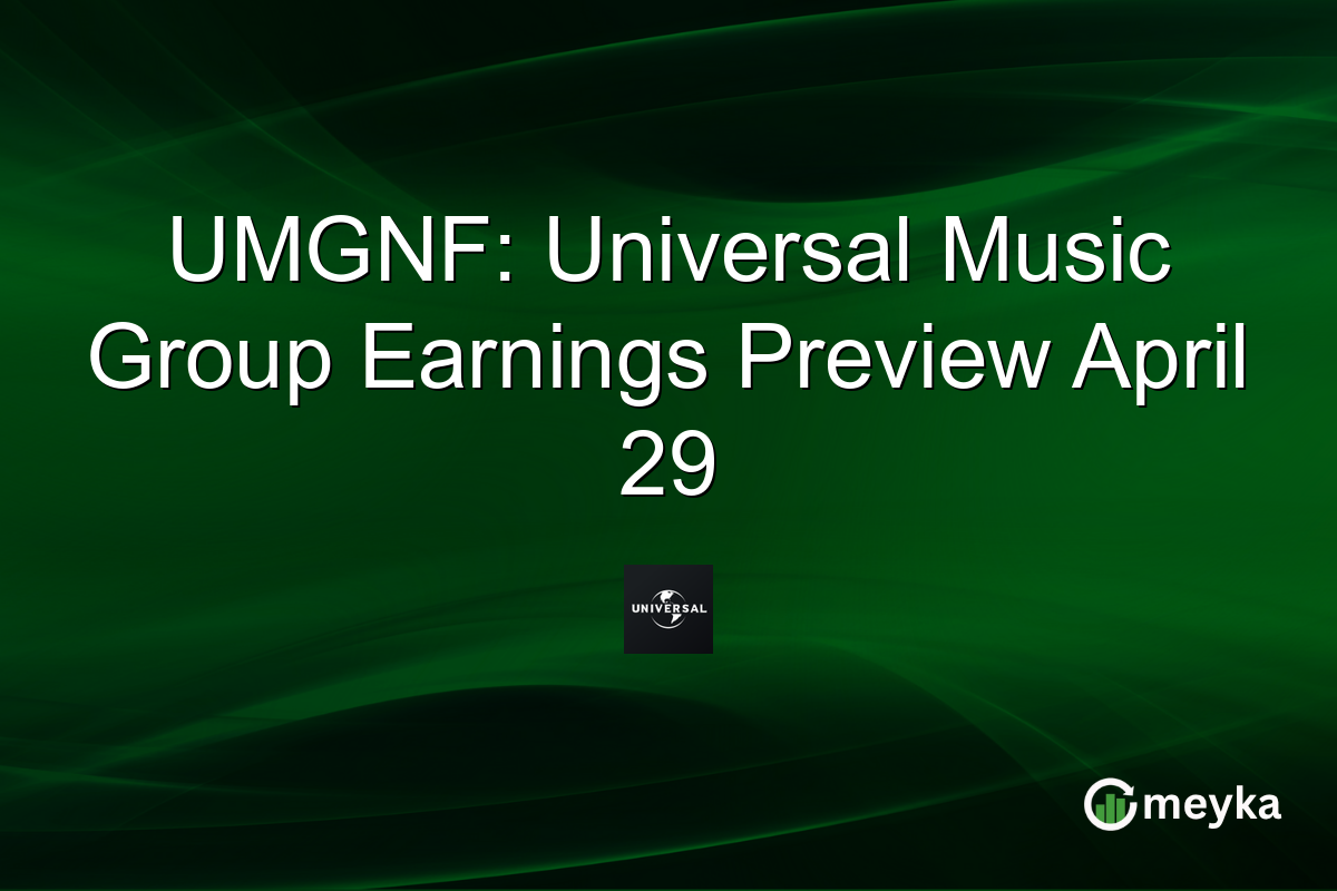 UMGNF: Universal Music Group Earnings Preview April 29