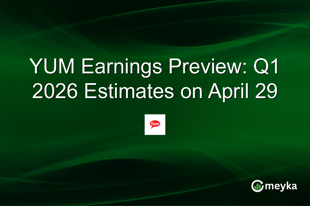 YUM Earnings Preview: Q1 2026 Estimates on April 29