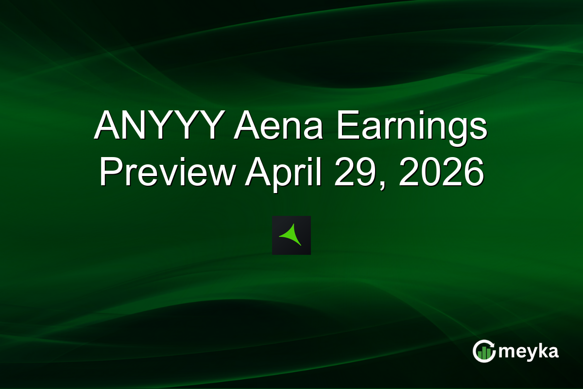 ANYYY Aena Earnings Preview April 29, 2026