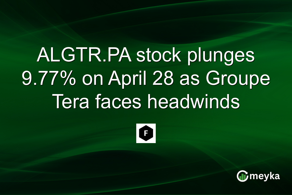 ALGTR.PA stock plunges 9.77% on April 28 as Groupe Tera faces headwinds