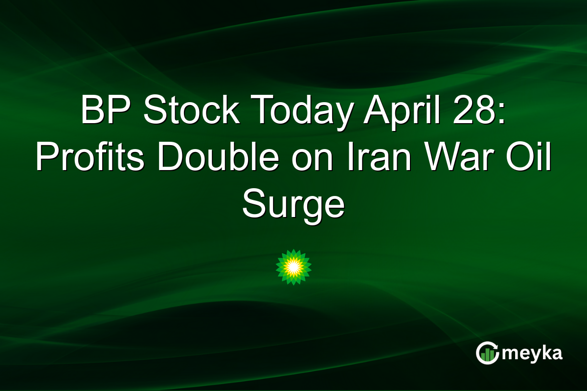 BP Stock Today April 28: Profits Double on Iran War Oil Surge