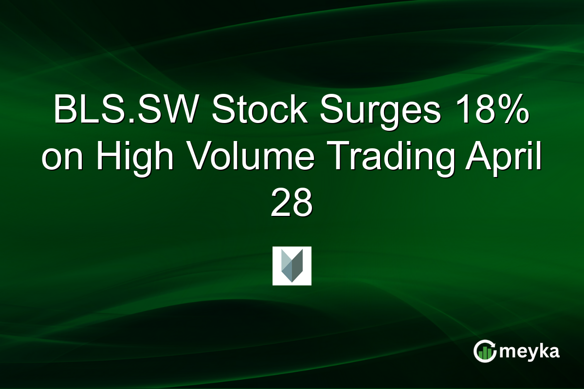 BLS.SW Stock Surges 18% on High Volume Trading April 28