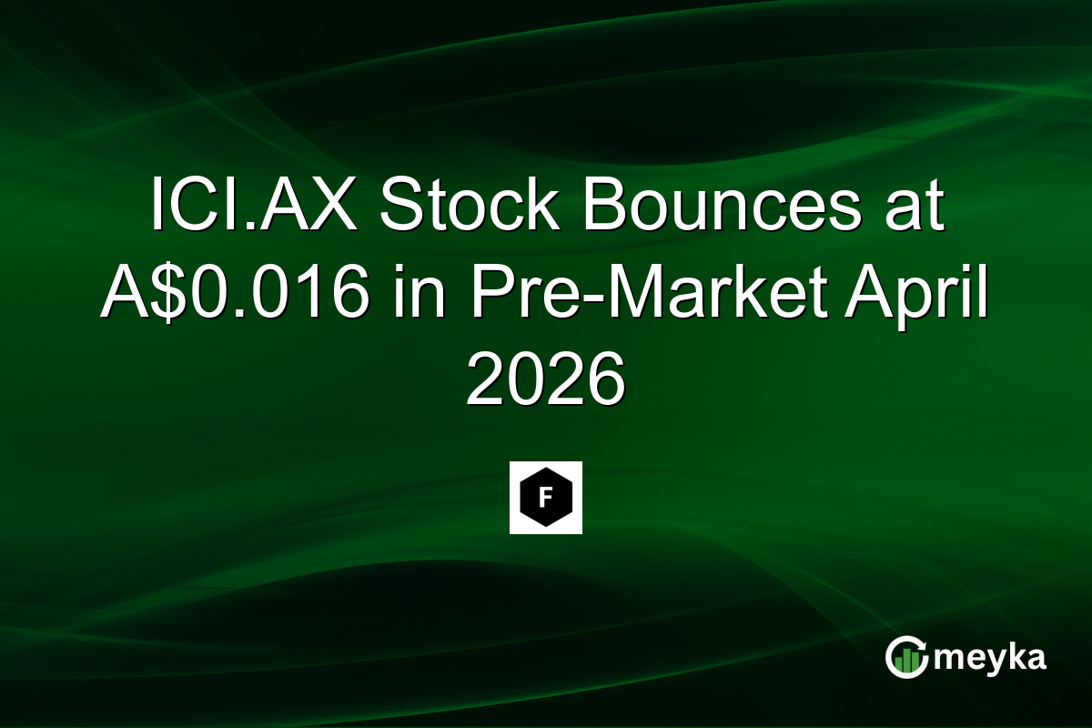 ICI.AX Stock Bounces at A$0.016 in Pre-Market April 2026