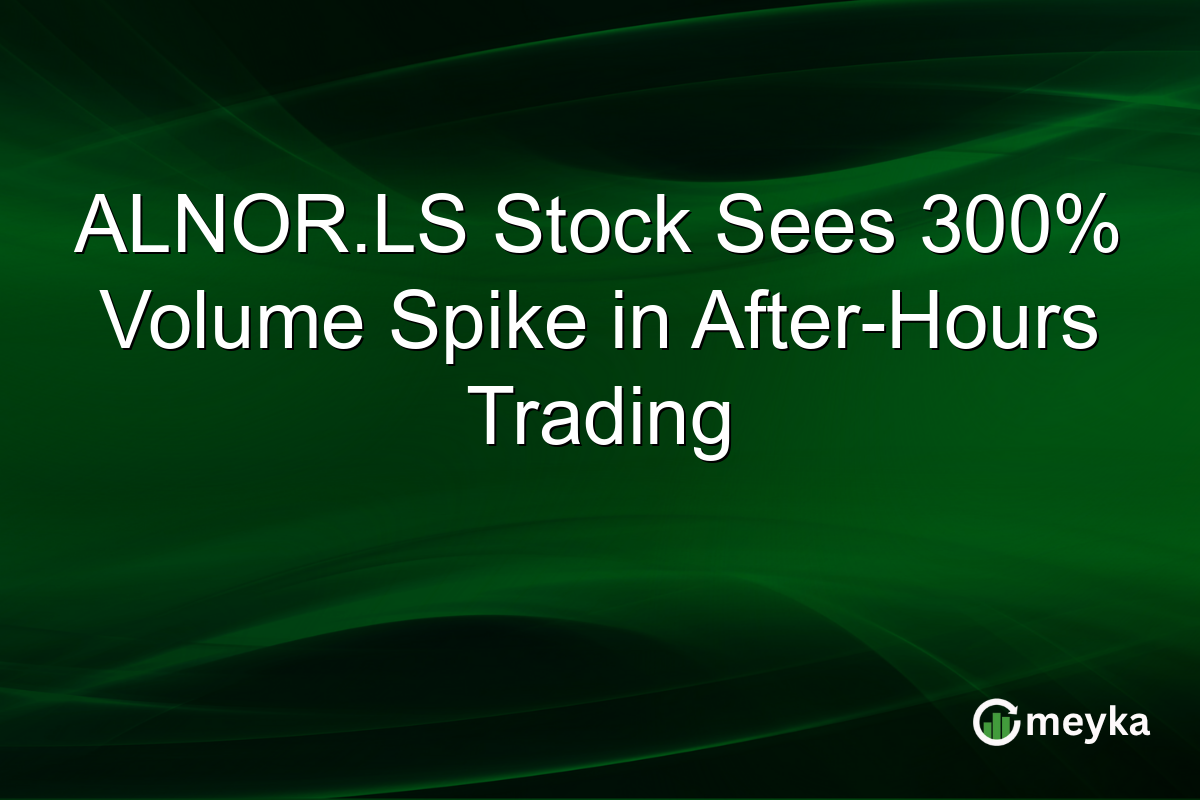 ALNOR.LS Stock Sees 300% Volume Spike in After-Hours Trading