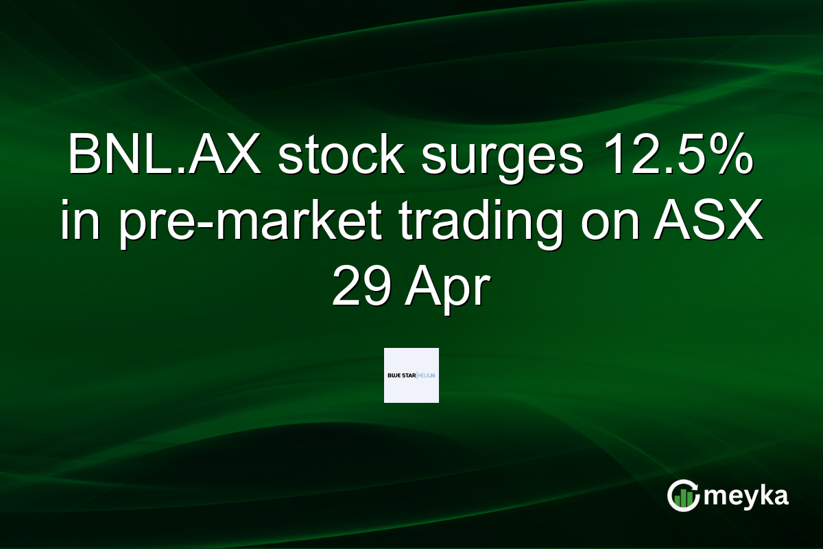 BNL.AX stock surges 12.5% in pre-market trading on ASX 29 Apr