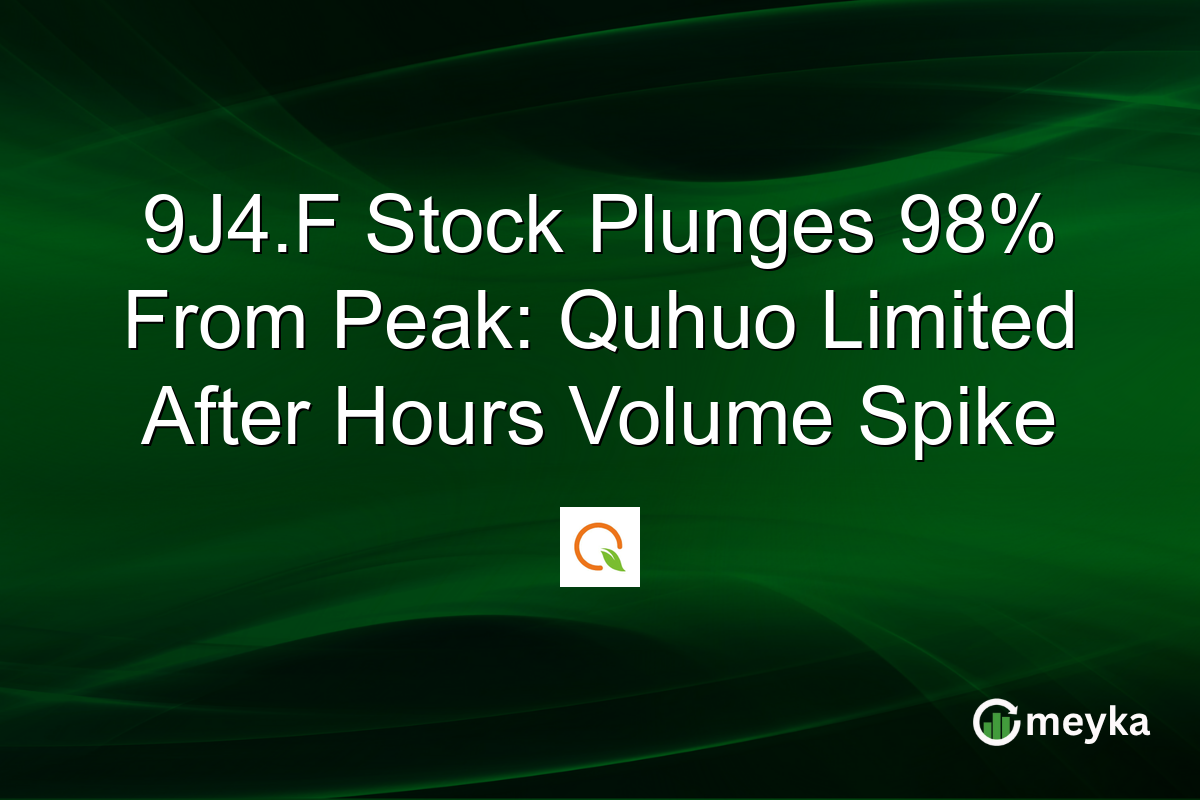 9J4.F Stock Plunges 98% From Peak: Quhuo Limited After Hours Volume Spike