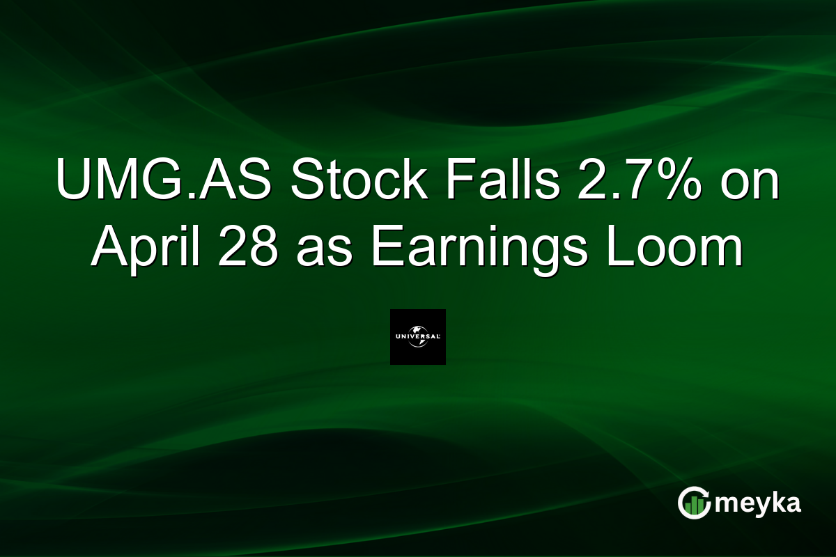 UMG.AS Stock Falls 2.7% on April 28 as Earnings Loom