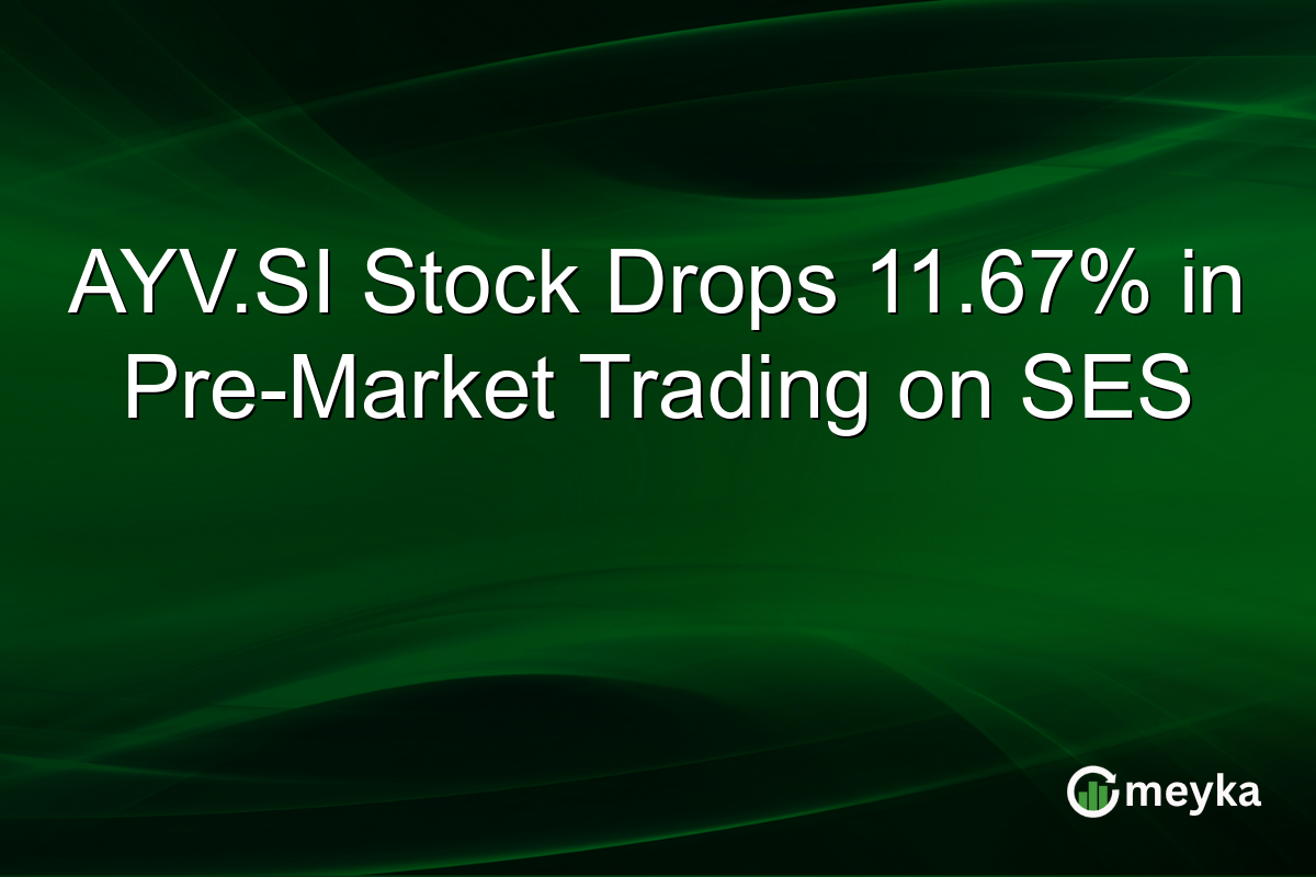 AYV.SI Stock Drops 11.67% in Pre-Market Trading on SES