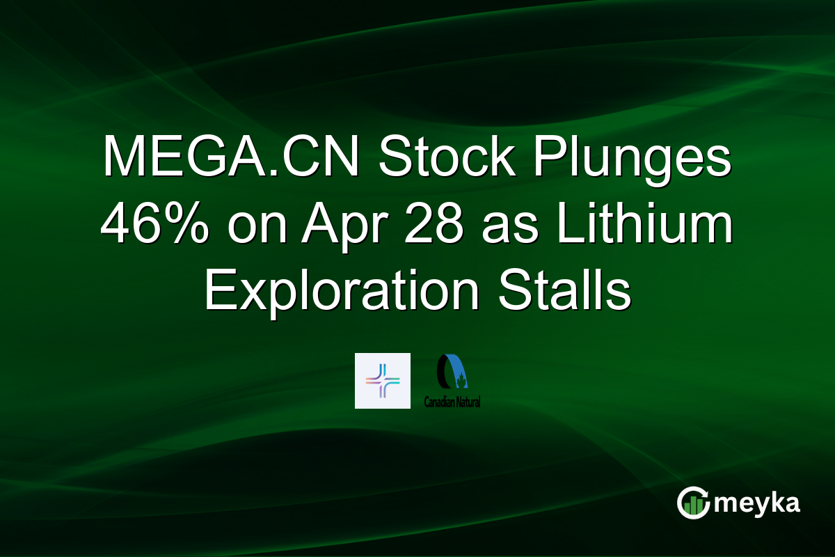 MEGA.CN Stock Plunges 46% on Apr 28 as Lithium Exploration Stalls