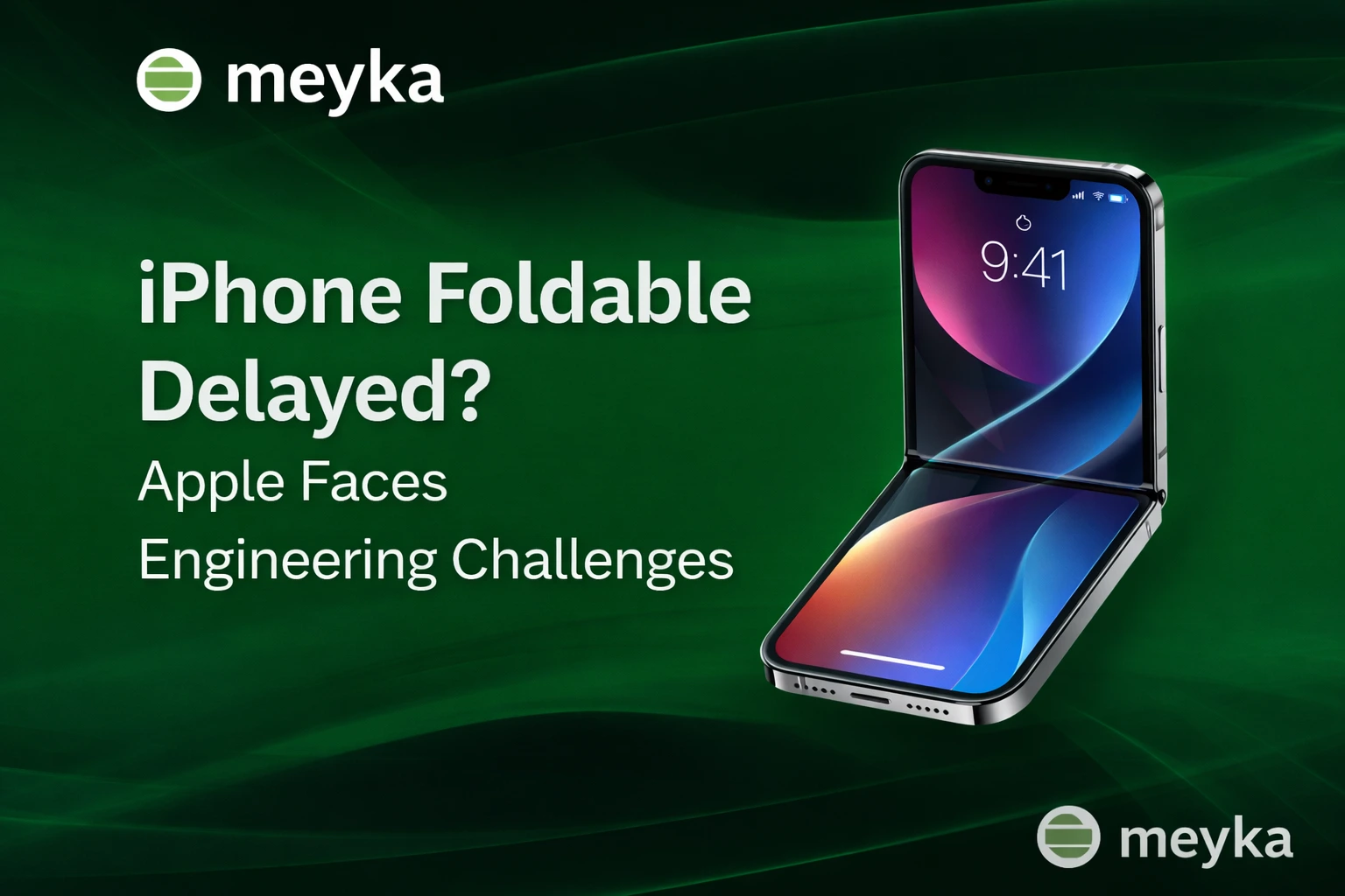 iPhone Foldable Delayed? Apple Faces Engineering Challenges
