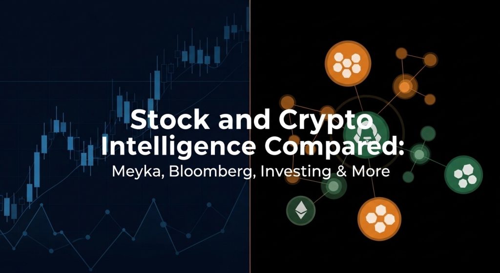Stock and Crypto Intelligence Compared: Meyka, Bloomberg, Investing & More