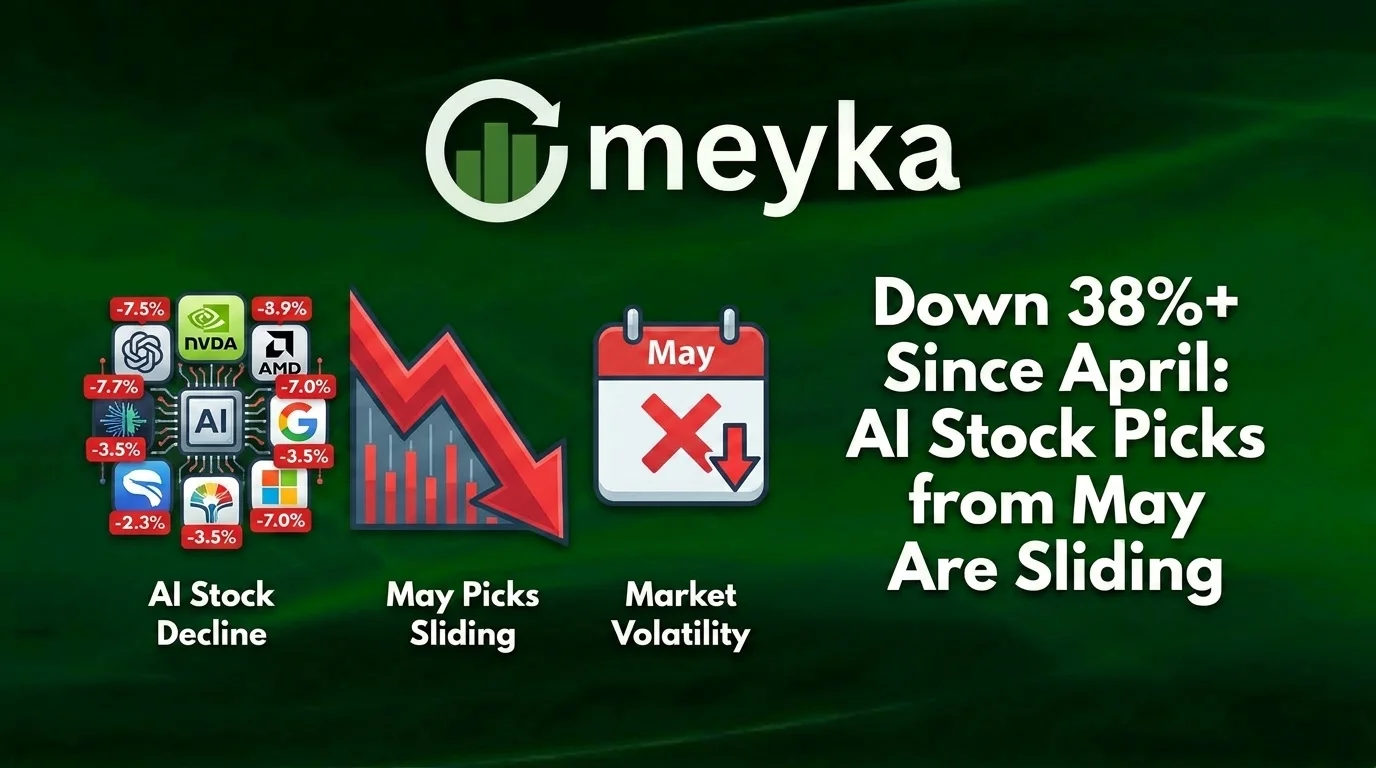 Down 38%+ Since April: AI Stock Picks from May Are Sliding