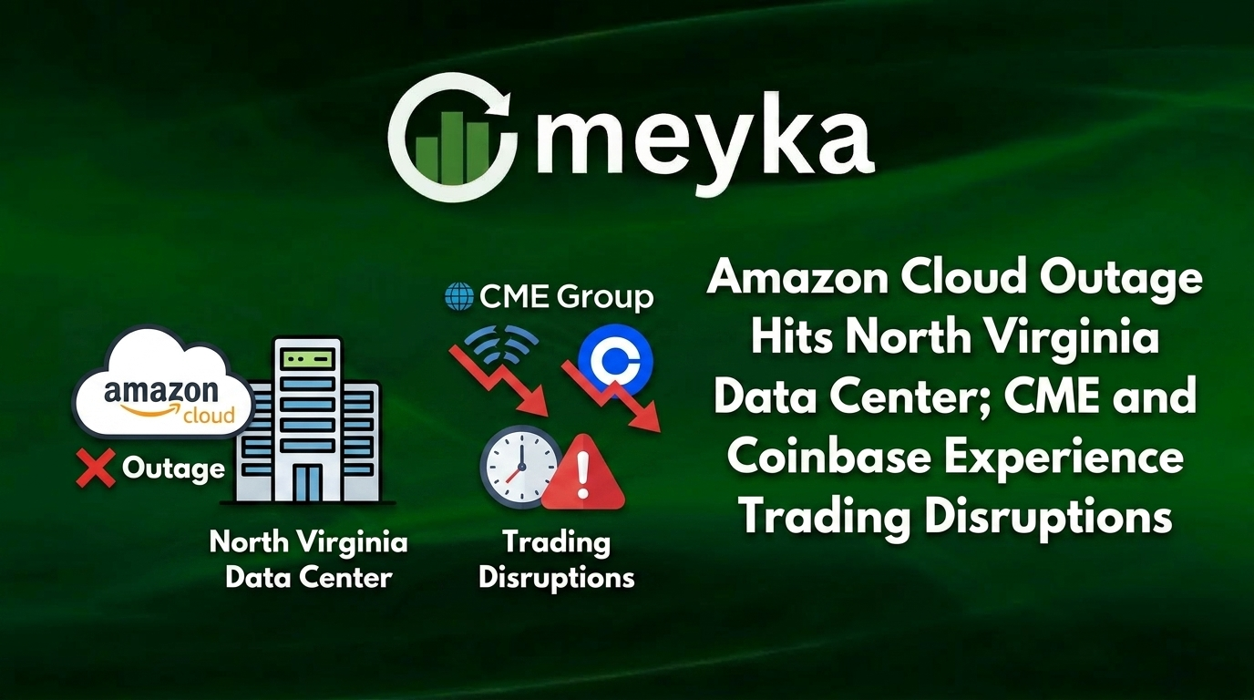 Amazon Cloud Outage Hits North Virginia Data Center; CME and Coinbase Experience Trading Disruptions