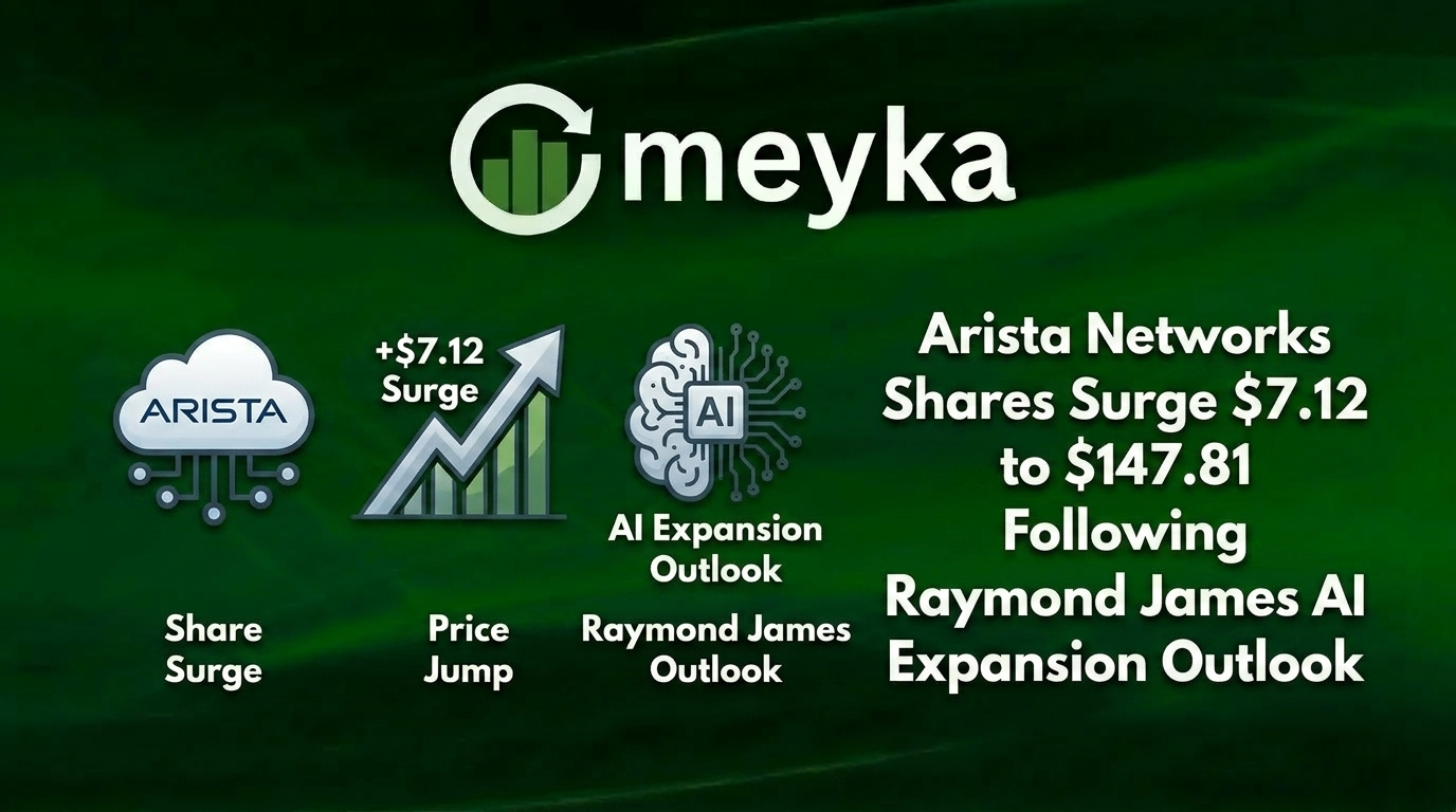 Arista Networks Shares Surge $7.12 to $147.81 Following Raymond James AI Expansion Outlook