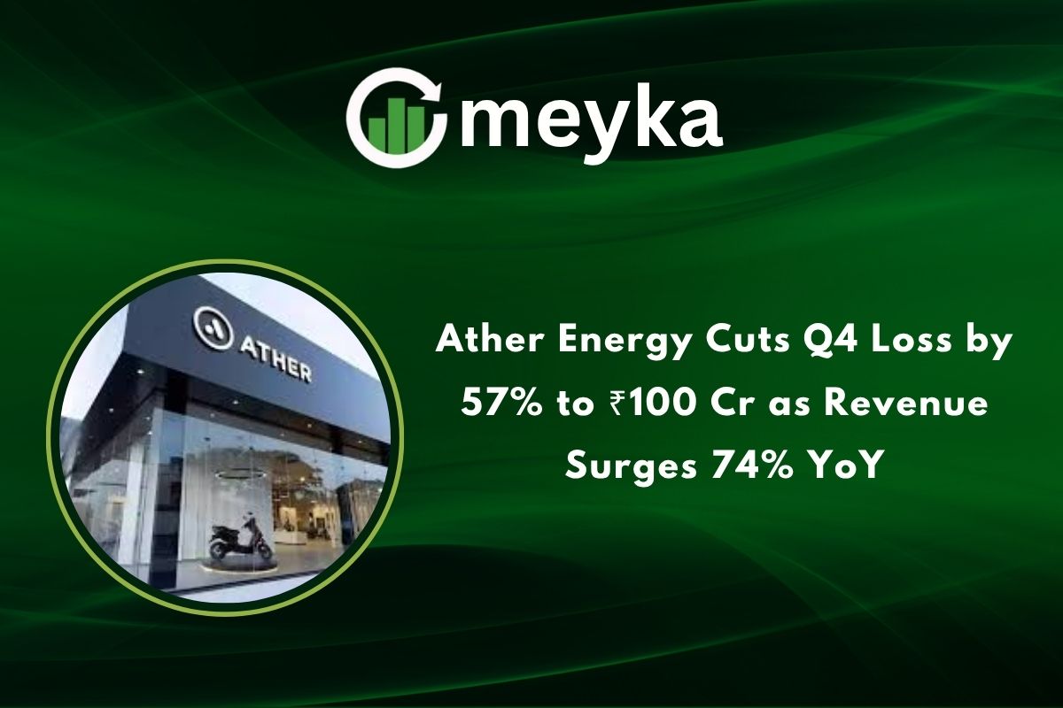 Ather Energy Cuts Q4 Loss by 57% to ₹100 Cr as Revenue Surges 74% YoY