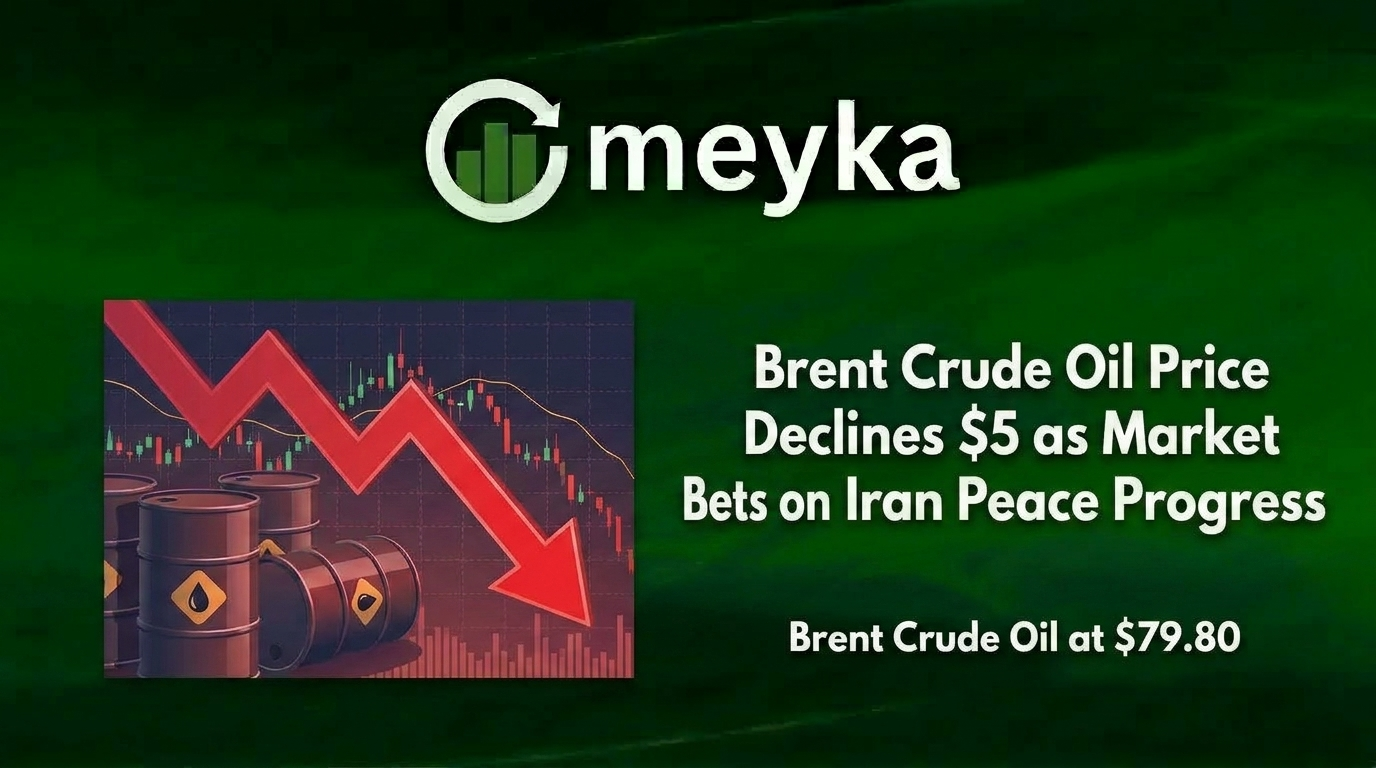 Brent Crude Oil Price Declines $5 as Market Bets on Iran Peace Progress