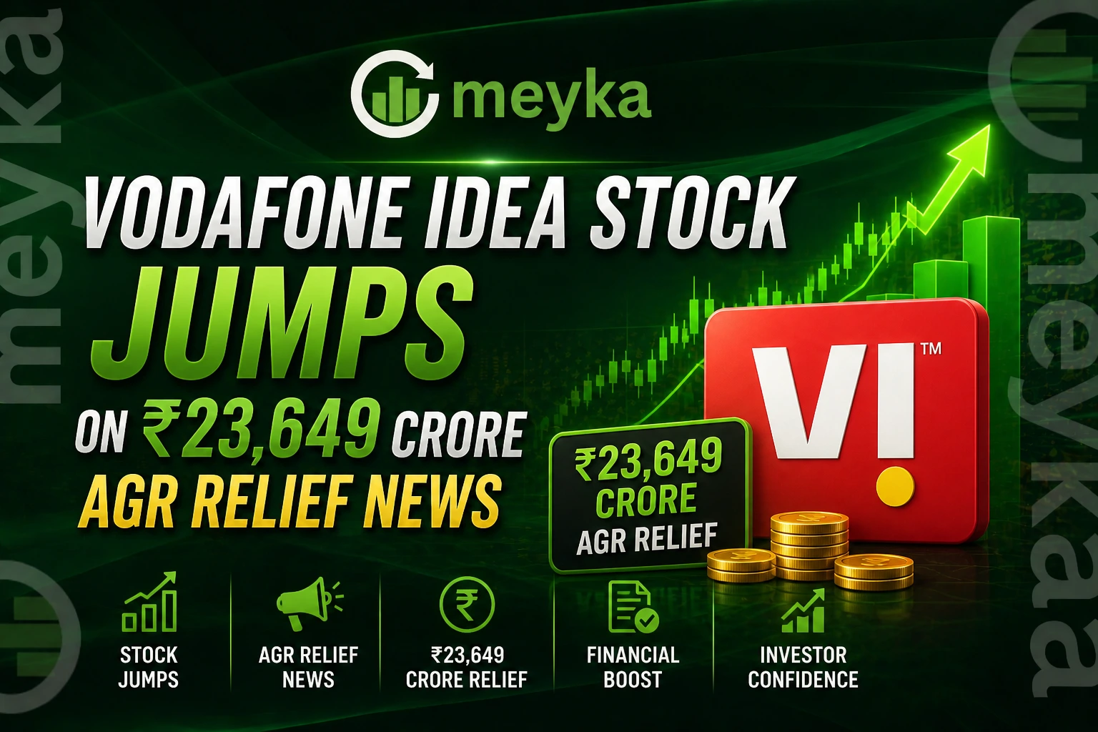 Vodafone Idea Stock Jumps on ₹23,649 Crore AGR Relief News