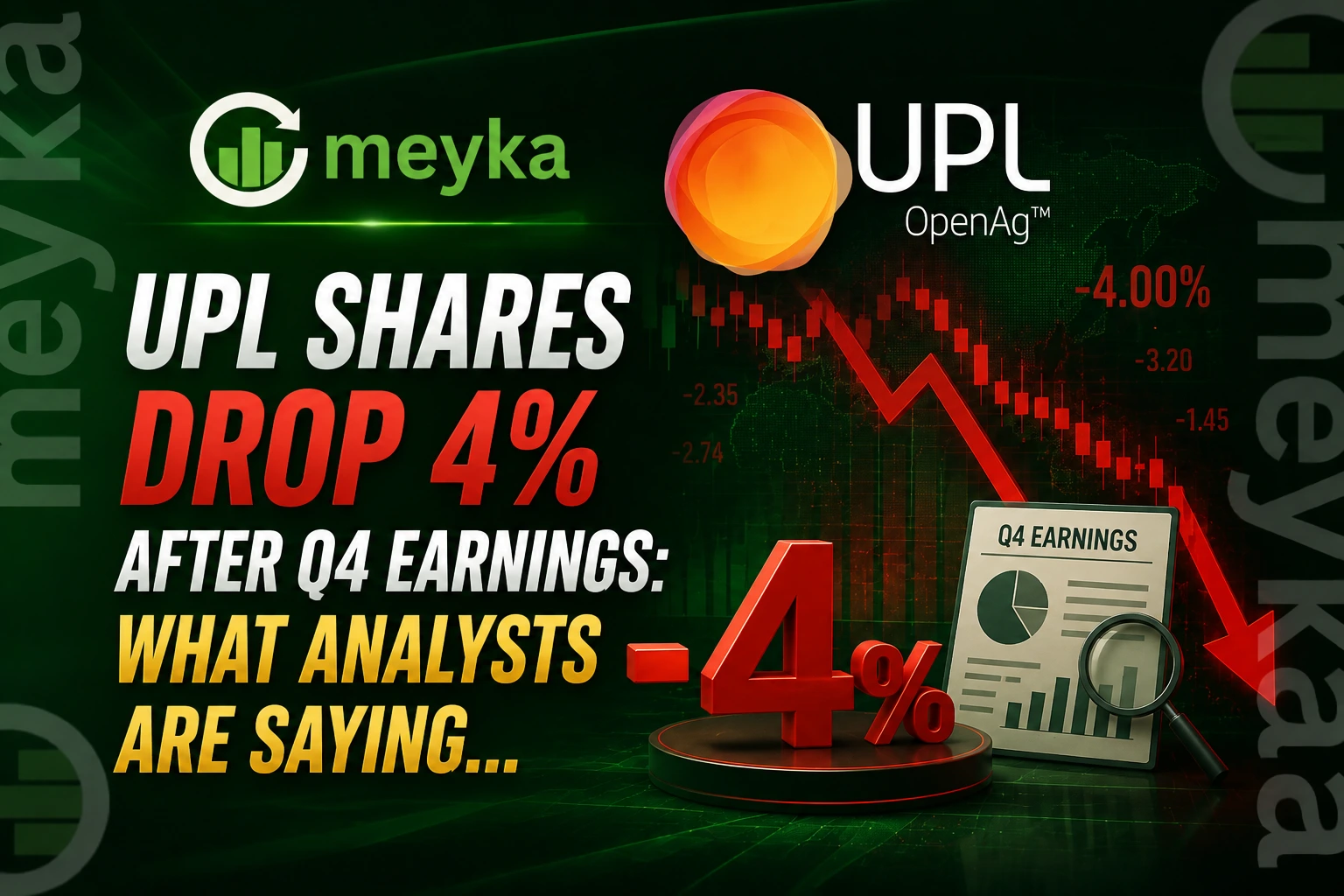 UPL Shares Drop 4% After Q4 Earnings: What Analysts are Saying