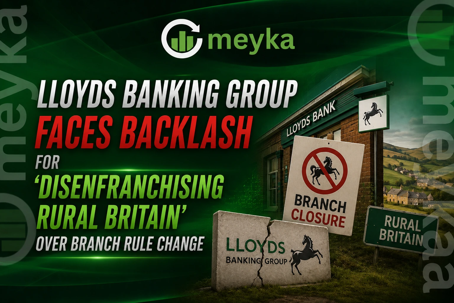 Lloyds Banking Group Faces Backlash for ‘Disenfranchising Rural Britain’ Over Branch Rule Change