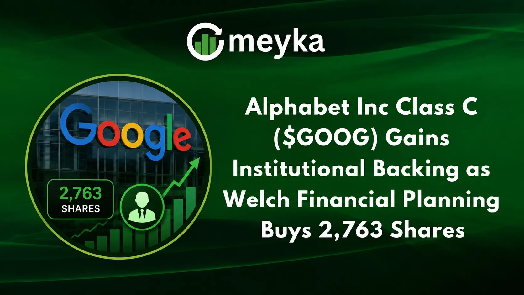 Alphabet Inc Class C ($GOOG) Gains Institutional Backing as Welch Financial Planning Buys 2,763 Shares