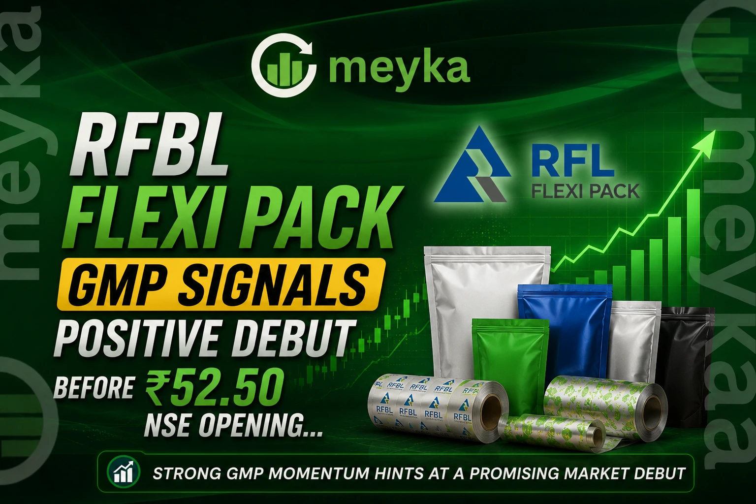 RFBL Flexi Pack GMP Signals Positive Debut Before ₹52.50 NSE Opening