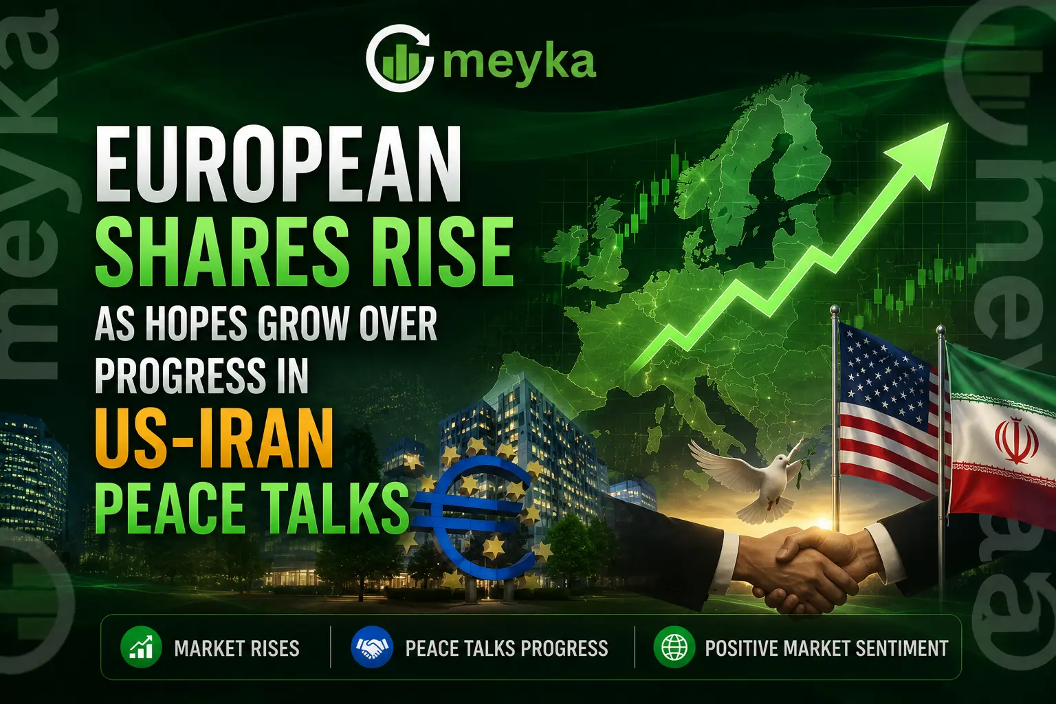 European Shares Rise as Hopes Grow Over Progress in US-Iran Peace Talks