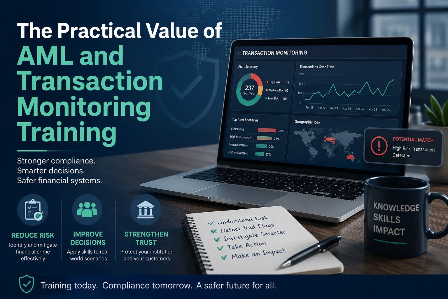 The practical value of AML and transaction monitoring training