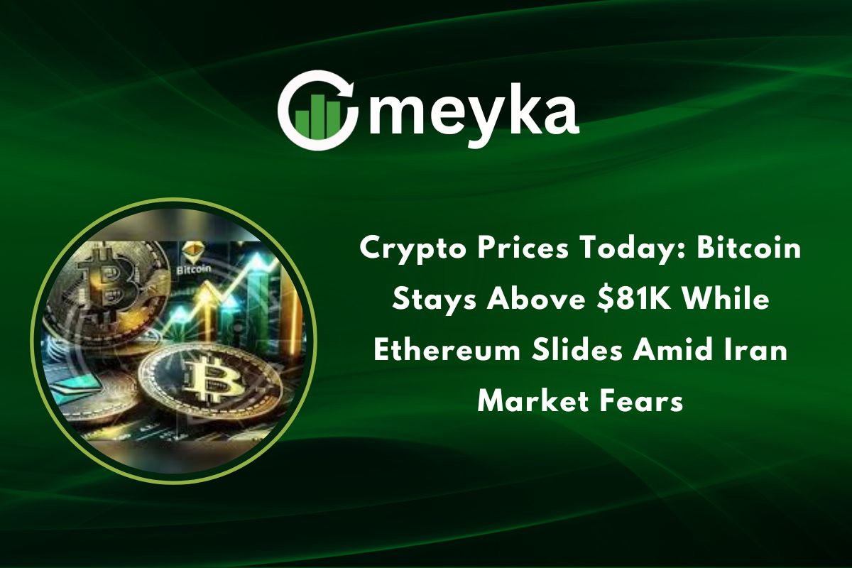 Crypto Prices Today: Bitcoin Stays Above $81K While Ethereum Slides Amid Iran Market Fears