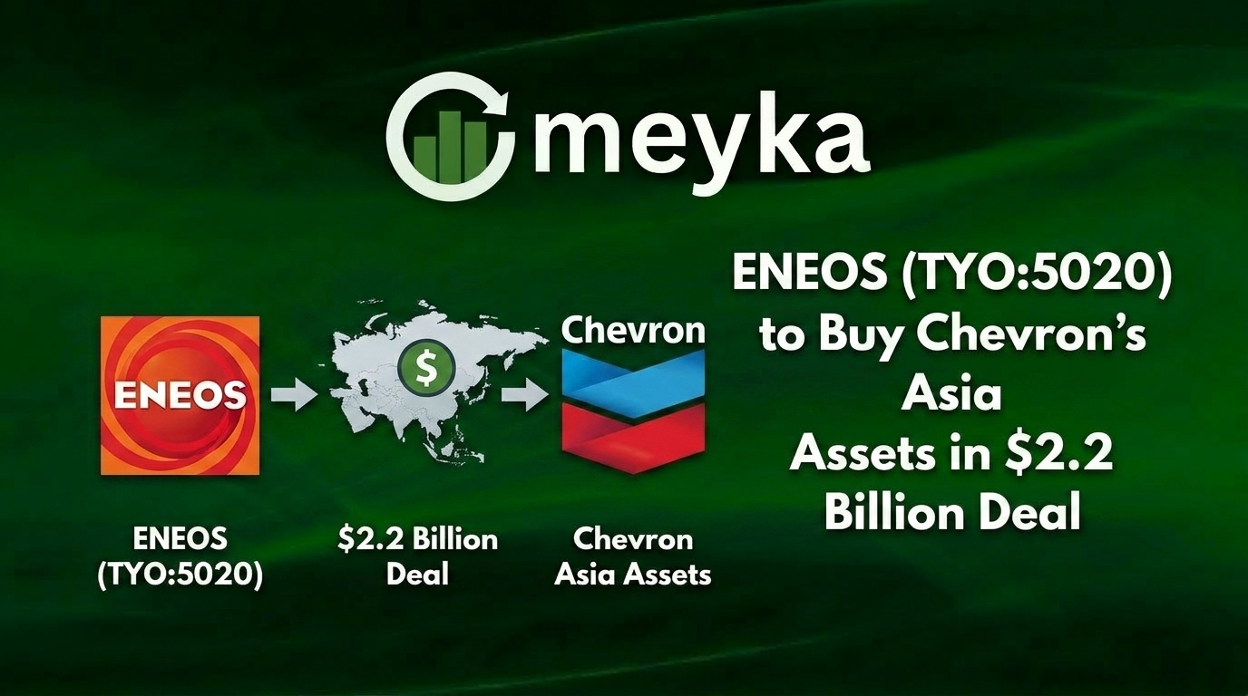 ENEOS to Buy Chevron’s Asia Assets in $2.2 Billion Deal