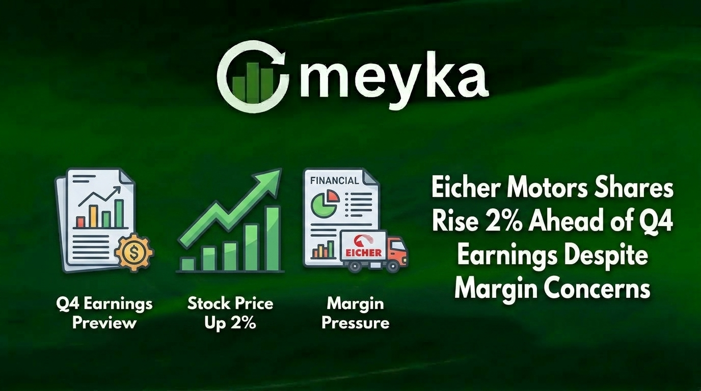 Eicher Motors Shares Rise 2% Ahead of Q4 Earnings Despite Margin Concerns
