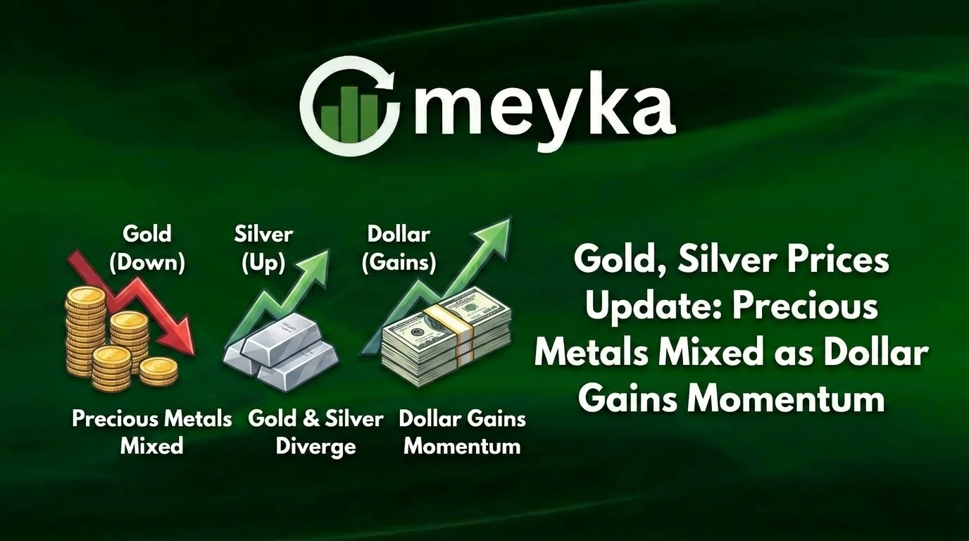 Gold, Silver Prices Update: Precious Metals Mixed as Dollar Gains Momentum