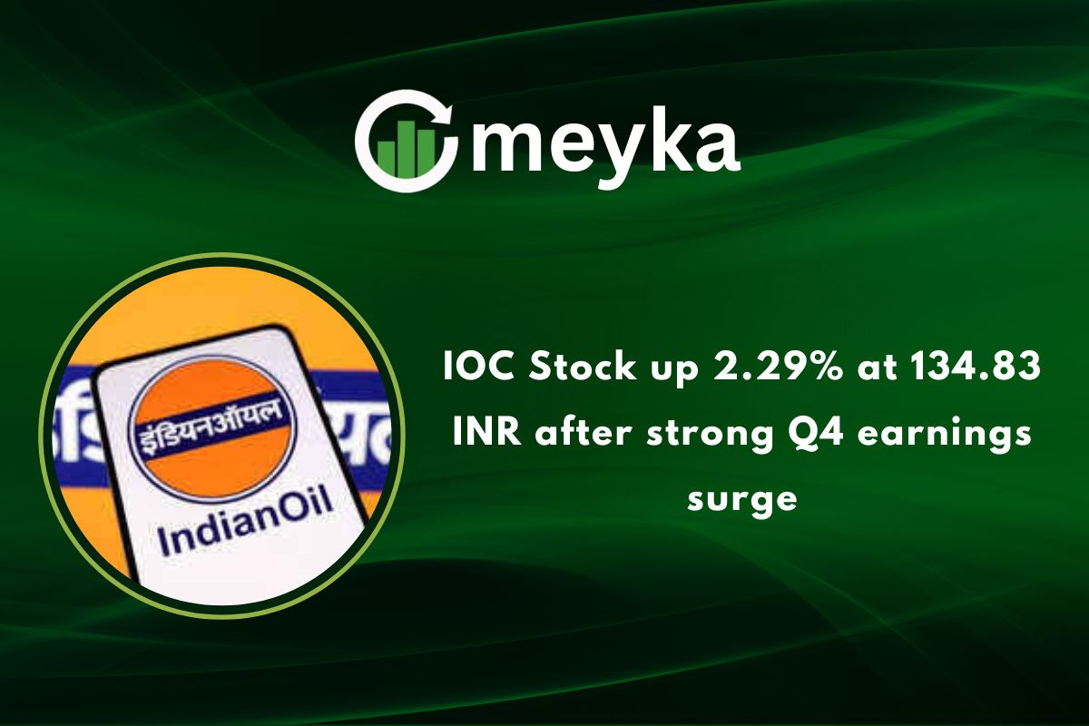 IOC Stock up 2.29% at 134.83 INR after strong Q4 earnings surge