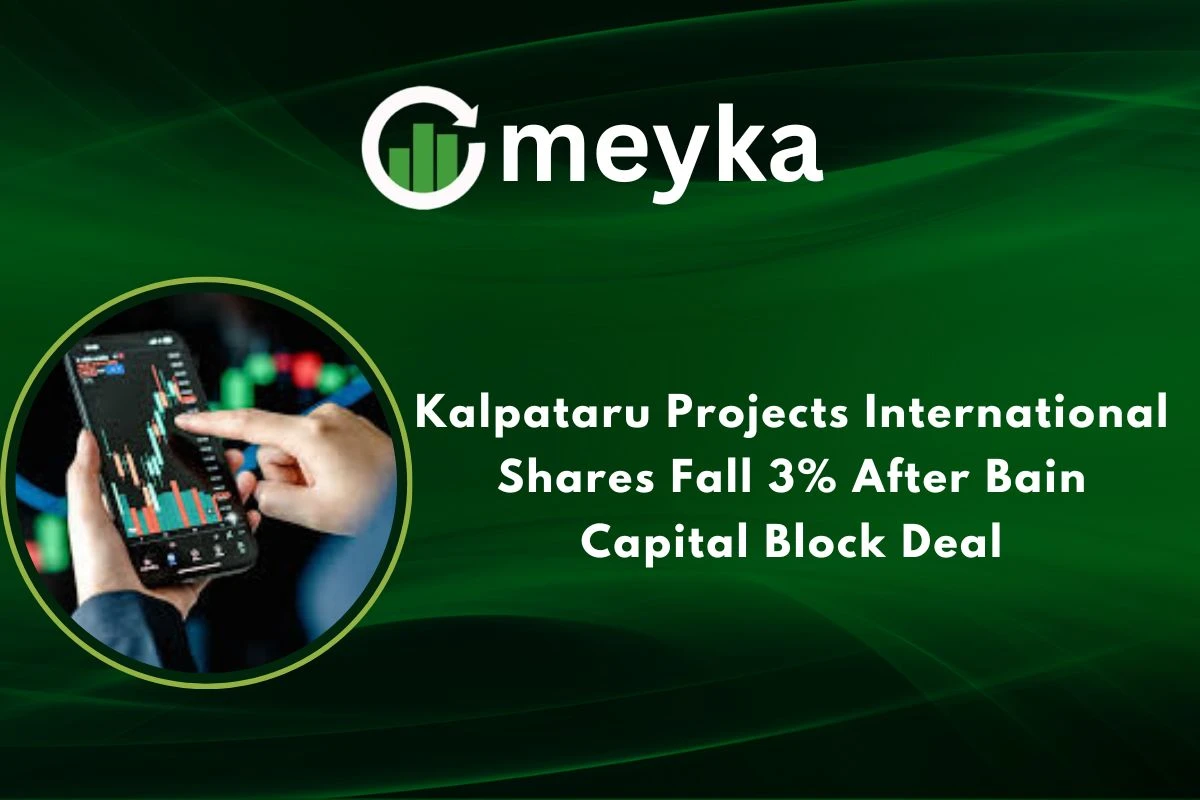 Kalpataru Projects International Shares Fall 3% After Bain Capital Block Deal 