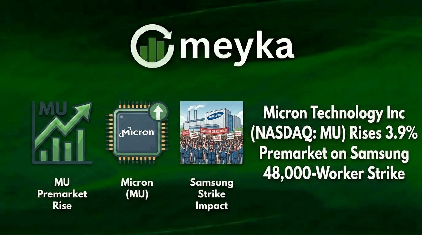 Micron Stock (MU) Rises 3.9% Premarket on Samsung 48,000-Worker Strike