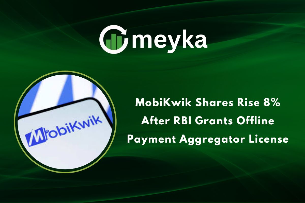 MobiKwik Shares Rise 8% After RBI Grants Offline Payment Aggregator License