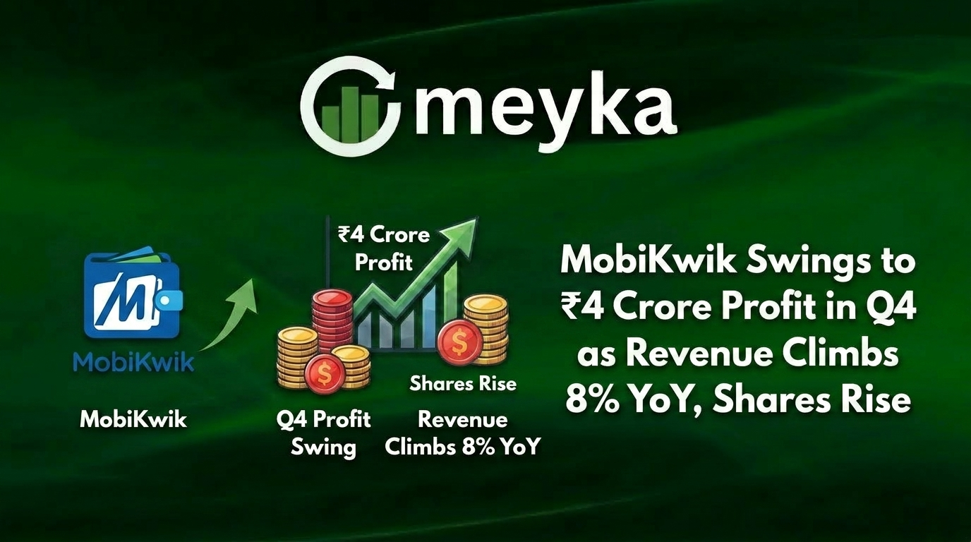 MobiKwik Swings to ₹4 Crore Profit in Q4 as Revenue Climbs 8% YoY