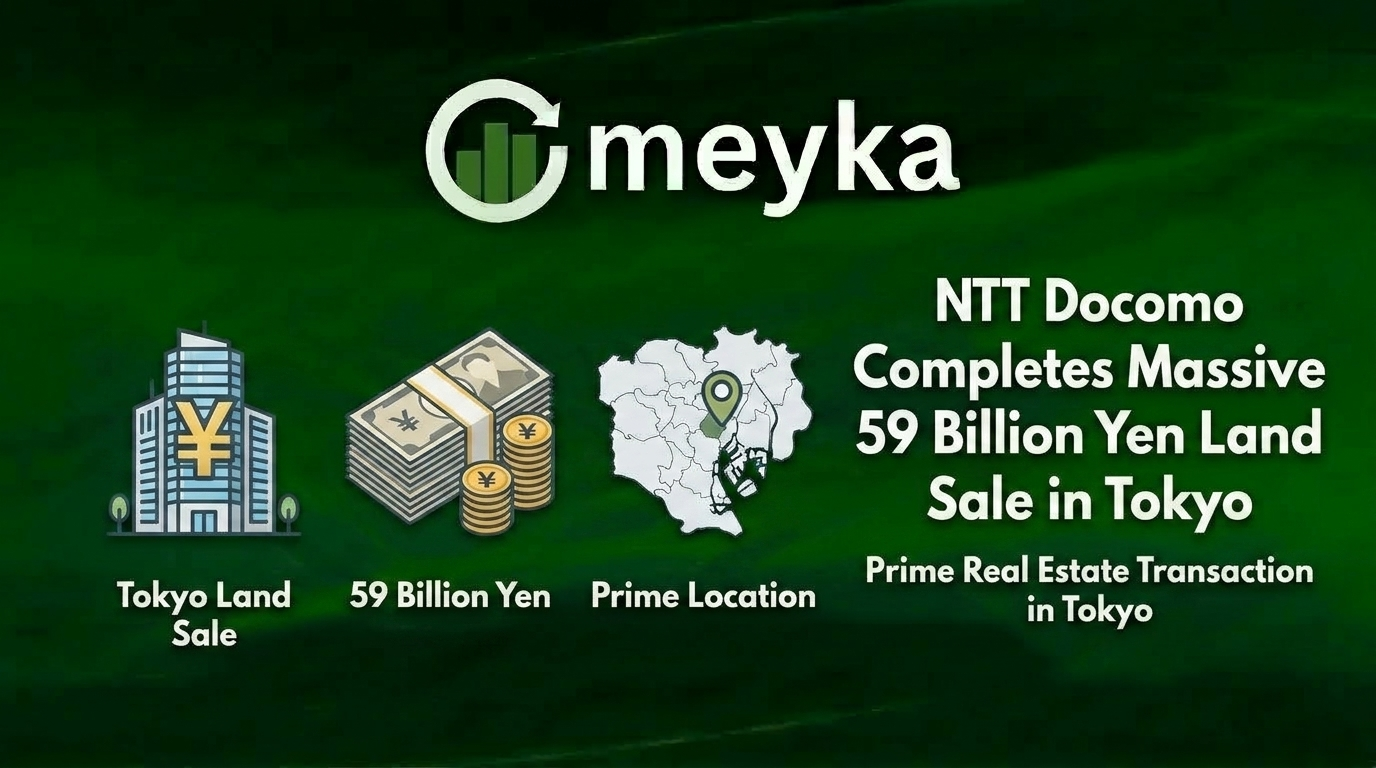 NTT Docomo Completes Massive 59 Billion Yen Land Sale in Tokyo