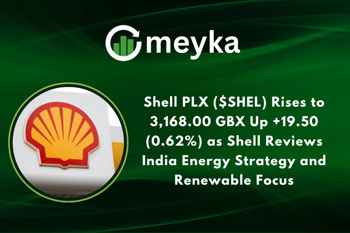 Shell PLX ($SHEL) Rises to 3,168.00 GBX Up +19.50 (0.62%) as Shell Reviews India Energy Strategy and Renewable Focus 