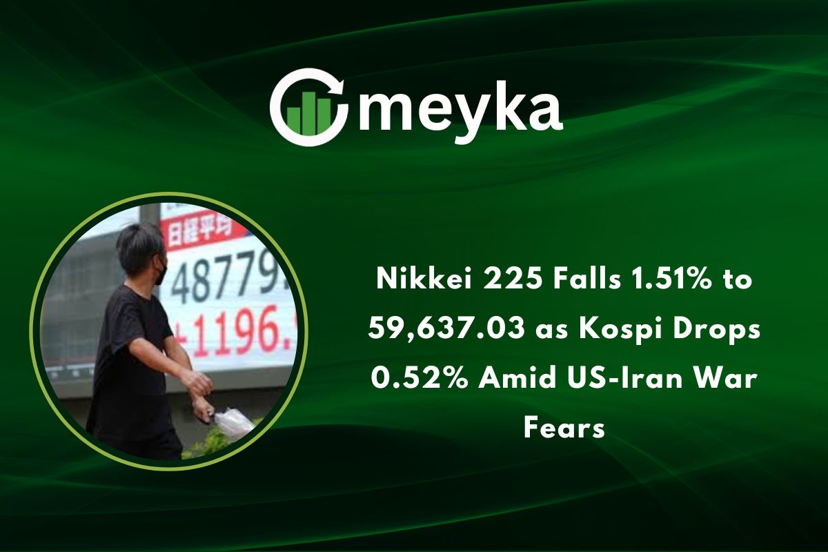 Nikkei 225 Falls 1.51% to 59,637.03 as Kospi Drops 0.52% Amid US-Iran War Fears