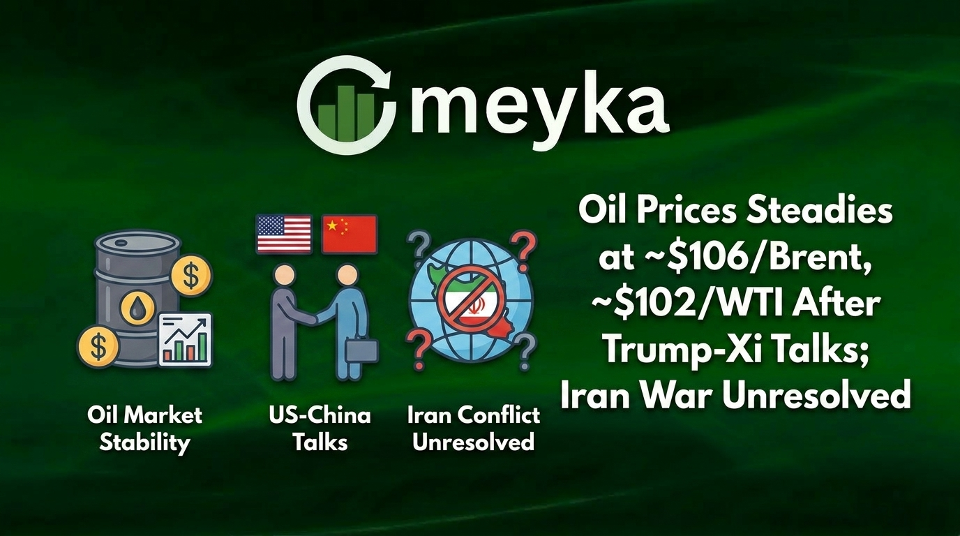 Oil Prices Steadies at ~$106/Brent, ~$102/WTI After Trump‑Xi Talks; Iran War Unresolved