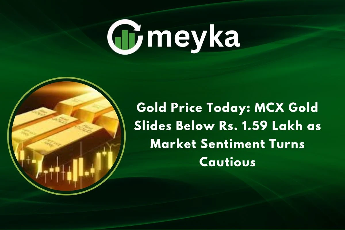 Gold Price Today: MCX Gold Slides Below Rs. 1.59 Lakh as Market Sentiment Turns Cautious 